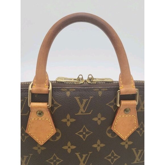 LOUIS VUITTON ALMA HANDBAG MONOGRAM M51130 SD0965 Large 9 X 13.5 X 6.3 Authentic - Picture 7 of 16